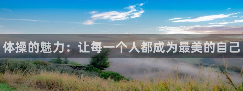 vsport体育官方集团官网:体操的魅力:让每一个人都成为最